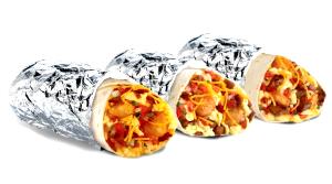 1 Serving Scrambler Burrito - Bacon