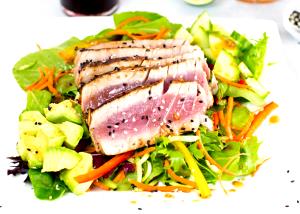 1 Serving Seared Sesame Ahi Salad