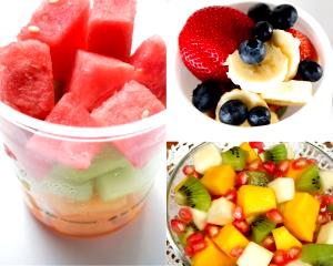 1 Serving Seasonal Fruit Salad Medley - Trio Portion