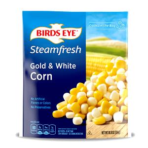 1 Serving Selects Gold & White Corn, Frozen Vegetables