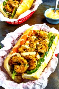 1 Serving Shrimp Po Boy