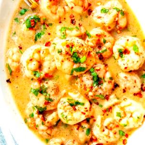 1 serving Shrimp Scampi in Lobster Sauce