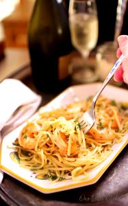 1 Serving Shrimp Scampi Pasta