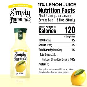 1 Serving Simply Lemonade