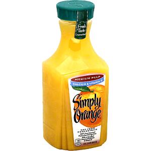 1 Serving Simply Orange Country Stand, Medium Pulp