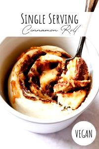 1 Serving Single Serve Ultimate Cinnamon Bun