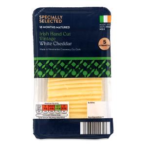 1 Serving Sliced Vintage White Cheddar Cheese