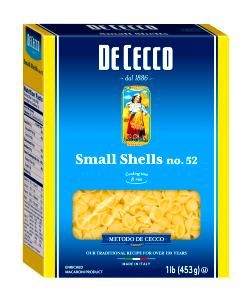 1 Serving Small Shells Pasta Noodles