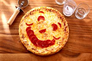 1 Serving Smiley Pizza - Pepperoni