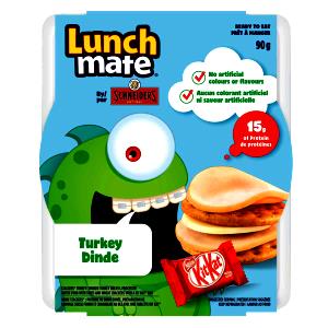 1 Serving Smoked Turkey Breast & Cheese Single Pack Meals W/Drink