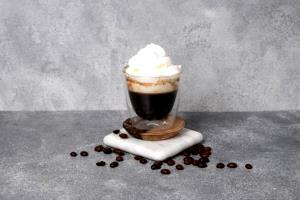 1 Serving Solo - Espresso Con Panna - Nonfat Milk