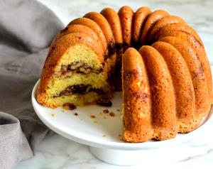 1 Serving Sour Cream Walnut Coffee Cake