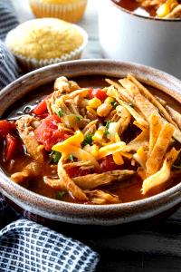 1 Serving Southwest Tortilla Soup (Gluten Free) - Medium