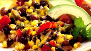 1 Serving Southwestern Beans With Roasted Corn