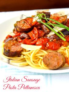 1 serving Spaghetti with Italian Sausage