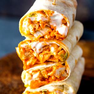 1 Serving Spicy Buffalo Chicken Snack Wrap