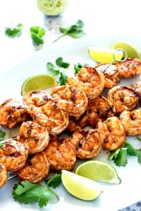 1 Serving Spicy Garlic & Lime Grilled Shrimp