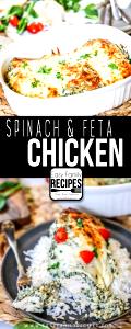 1 serving Spinach Feta Chicken