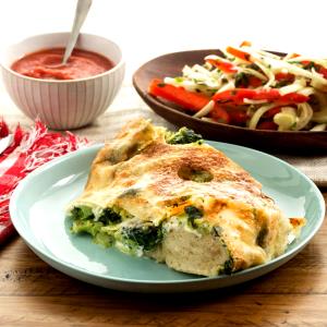 1 serving Spinach Tomato Broccoli Stromboli