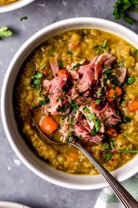 1 Serving Split Pea With Ham Soup (Low Fat) - Large