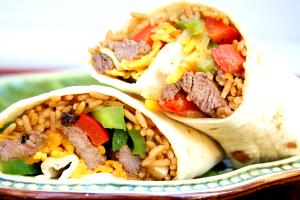 1 serving Steak Fajita Burrito