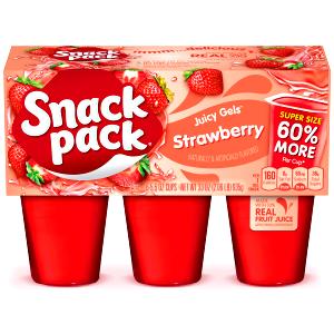 1 Serving Strawberry Gelatin Gels