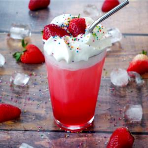 1 serving Strawberry Specialty Italian Soda