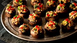 1 serving Stuffed Baby Portabello Mushrooms