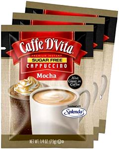 1 Serving Sugar Free Mocha With Sugar Free Flavor And Whip - Skim Milk - 24 Oz.