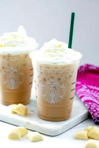 1 Serving Sugar Free White Chocolate Mocha With Sugar Free Flavor And Whip - Skim Milk - 12 Oz.