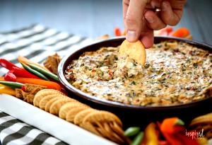 1 serving Sundried Tomato Spinach Dip