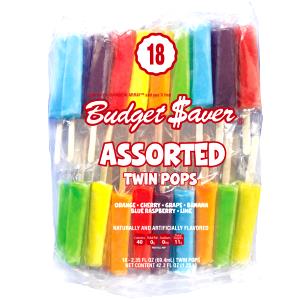 1 Serving Super Twin Ice Pops