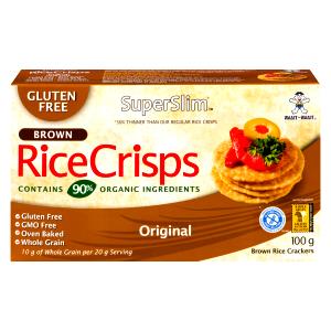 1 Serving Superslim Brown Rice Crisps Crackers - Original