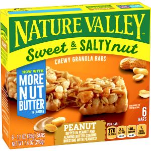 1 Serving Sweet And Salty Nut Granola Bar - Chewy Peanut