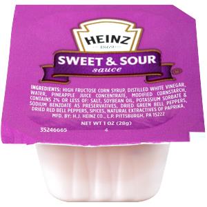 1 Serving Sweet And Sour Sauces Serving