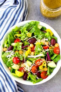 1 Serving Sweet Italian Dressing Dinner Salad