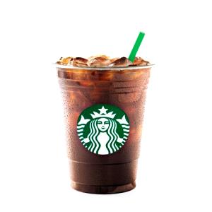 1 Serving Tall - Iced Caffe Americano - Soy (US) Milk