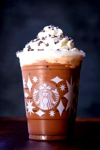 1 Serving Tall - Peppermint Mocha Twist Frappucinno Blended Coffee - Whip - Nonfat Milk