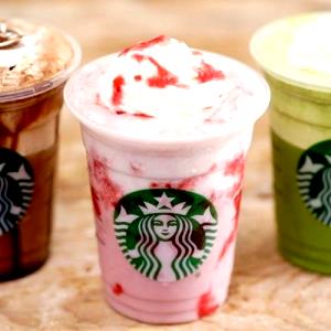 1 Serving Tall - Strawberries & Creme Frappuccino Blended Creme - No Whip - Soy (US) Milk