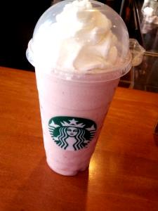 1 Serving Tall - Strawberries & Creme Frappuccino Blended Creme - Whip - Nonfat Milk