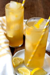 1 Serving Tall - Tazo Green Shaken Iced Tea Lemonade - Whole Milk