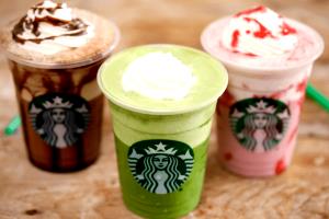 1 Serving Tall - Tazo Green Tea Frappuccino Blended Creme - Whip - Nonfat Milk