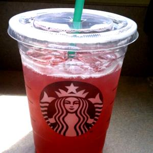 1 Serving Tall - Tazo Passion Shaken Iced Tea Lemonade - Whole Milk