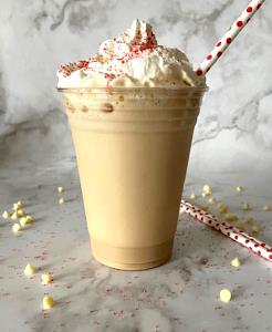 1 Serving Tall - White Chocolate Mocha Frappuccino Light Blended Coffee - Whole Milk