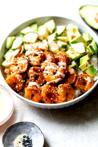 1 Serving Teriyaki Bowl - Shrimp - Large