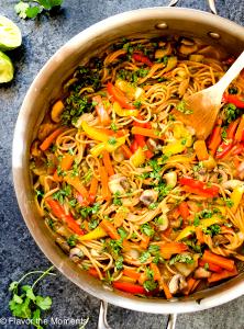 1 serving Thai Blazing Noodles Vegetables & Tofu