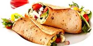 1 Serving The Chopped Veggie Wrap - Special Request 1 Tbs Dressing