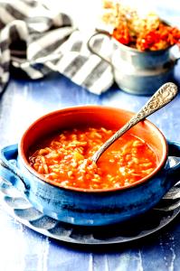 1 Serving Tomato Rice Soup (Low Fat, Reduced Sodium, Gluten Free) - Medium