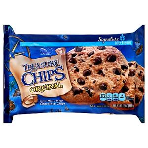 1 Serving Treasure Chips Original Chocolate Chip Cookies