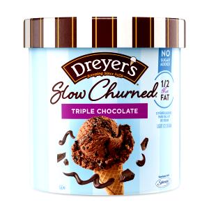 1 Serving Triple Chocolate Ice Cream - Slow Churned, No Sugar Added